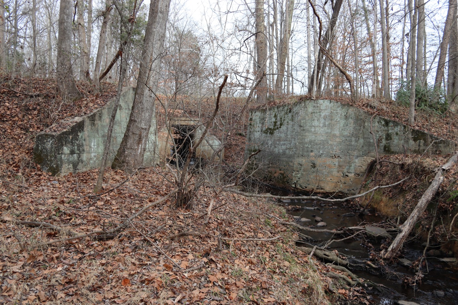 Old NC-64 crossing at Beaver Creek
